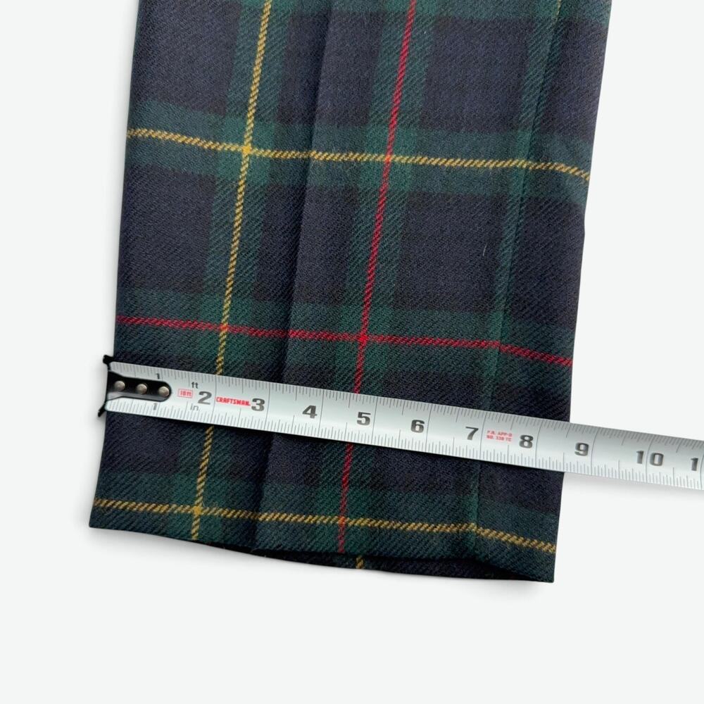 Lauren Ralph Lauren Wool Dress Pants Mens 36x30 Trim Fit Tartan Plaid - Picture 6 of 9